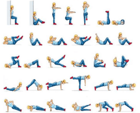Latihan menurunkan berat badan di rumah